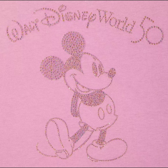 2021 Walt Disney World 50th Anniversary Women's Earidescent T-Shirt - Picture 3 of 3